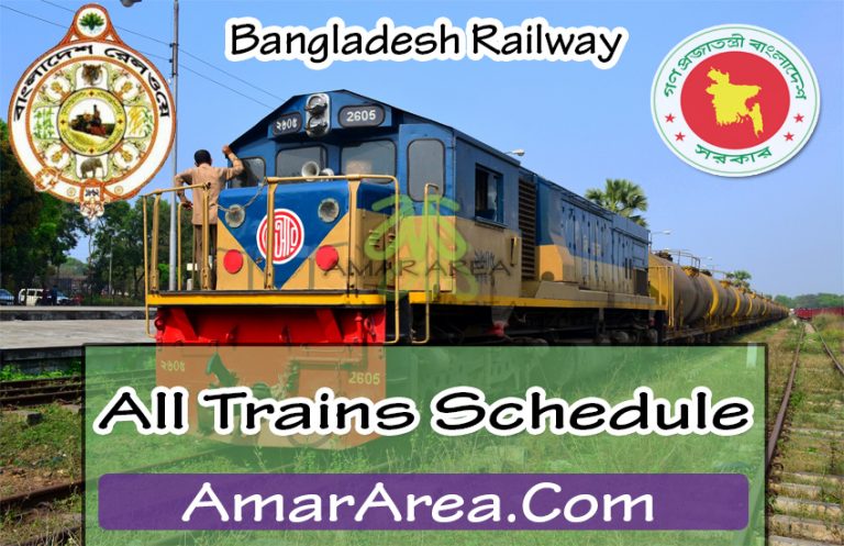 Bangladesh Railway All Trains Schedule